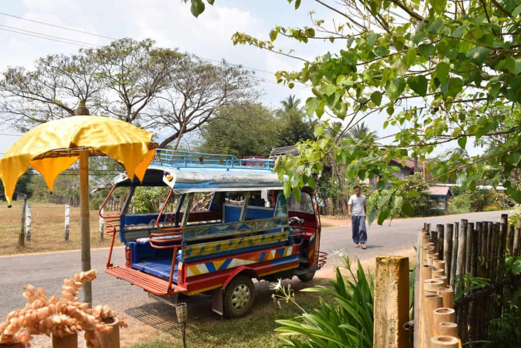 Tuk tuk in Champasak-Spa